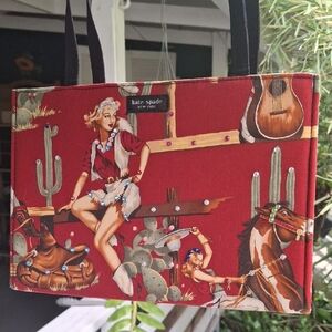 Kate Spade Red Western-Themed Women's Bag